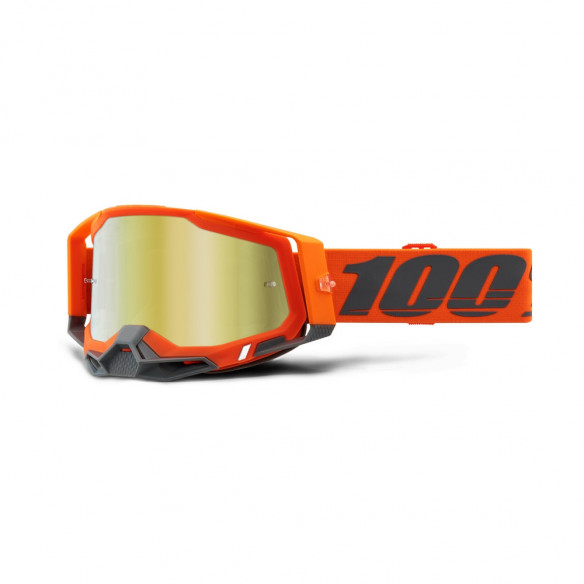 Gafas 100x100 Racecraft 2 Kerv/Oro Espejo